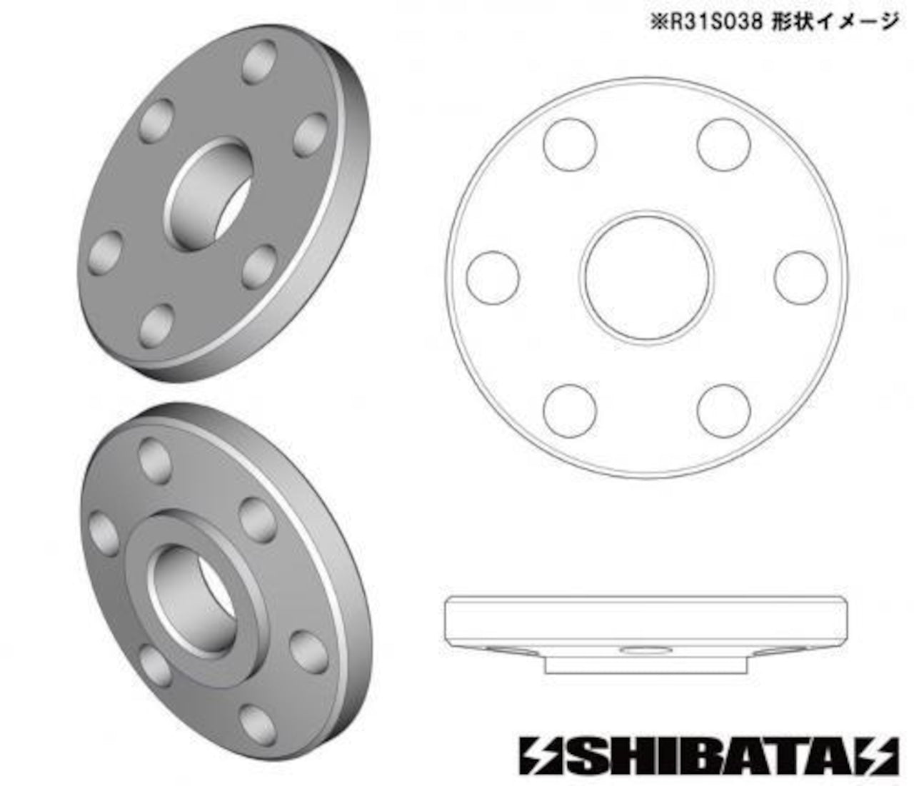 Racing Piston (φ1.3×6hole)