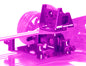 GRK-R Motor Mount Unit Set (Purple)