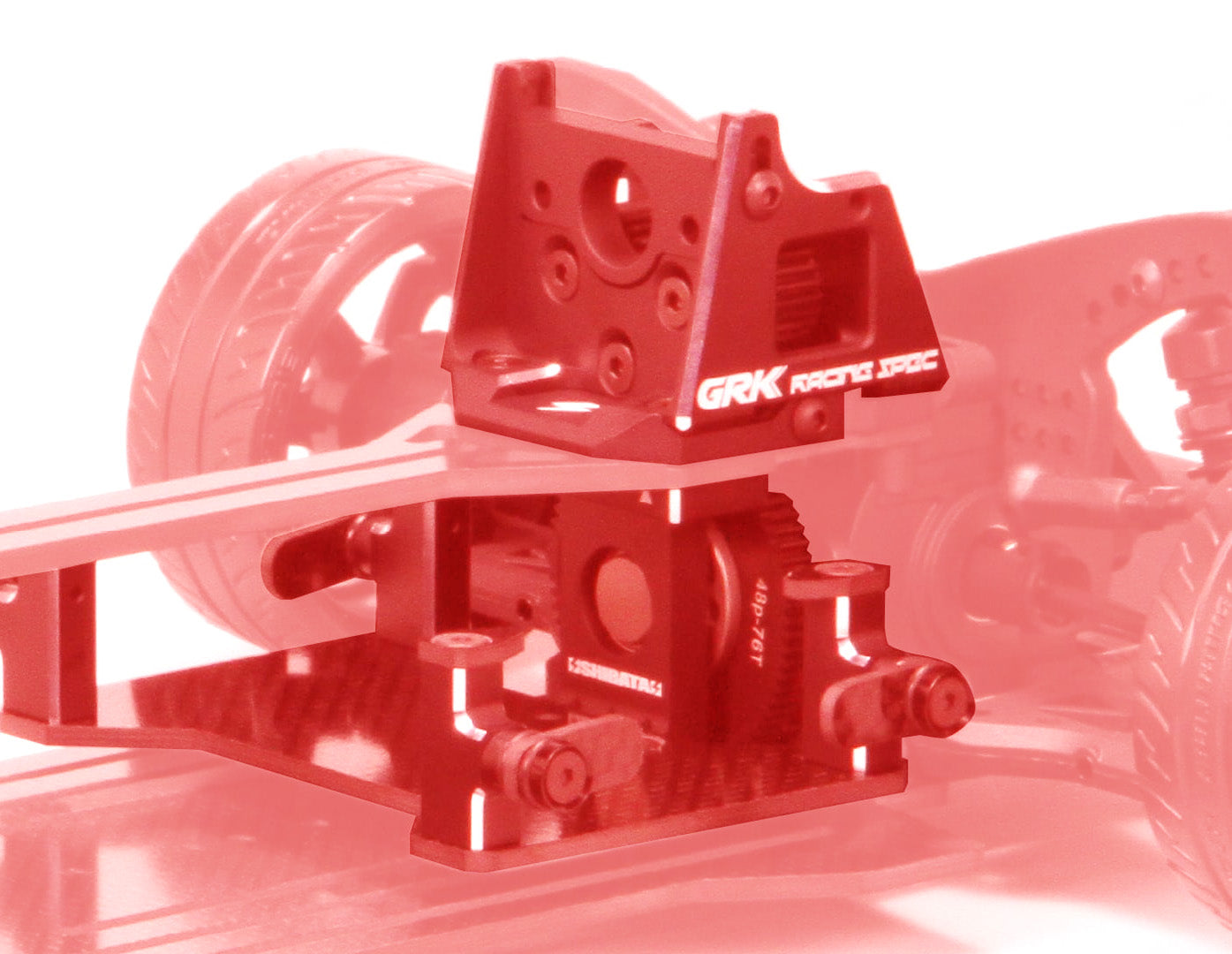 GRK-R Motor Mount Unit Set (Red)