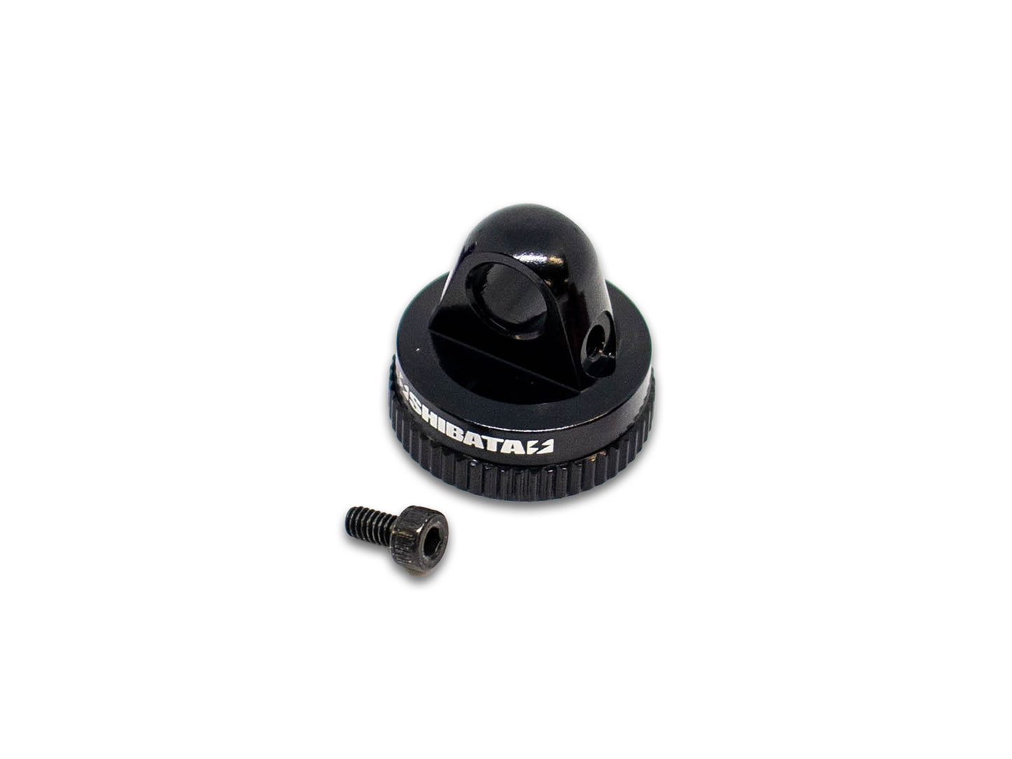 Pressure adjust aluminum damper cap / Black (4)