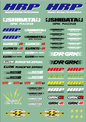 SHIBATA GRK RACING 2026 Logo Decal set