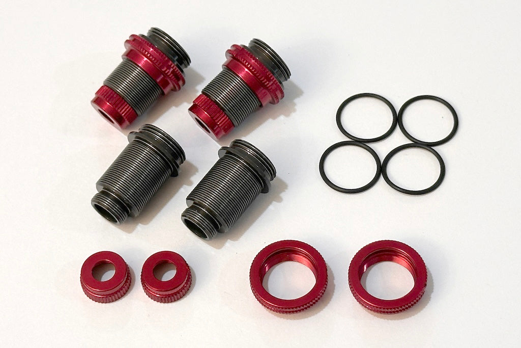 GRK Aluminum shock case set (4) / Red