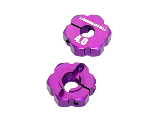Racing Hub / Clamp-Type 4mm (2) (Purple)