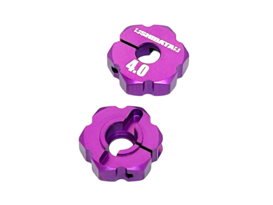 Racing Hub / Clamp-Type 4mm (2) (Purple)