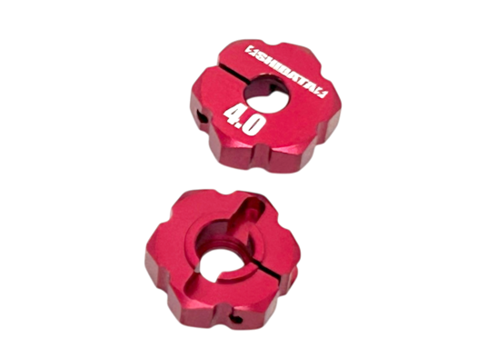 Racing Hub / Clamp-Type 4mm (2) (RED)