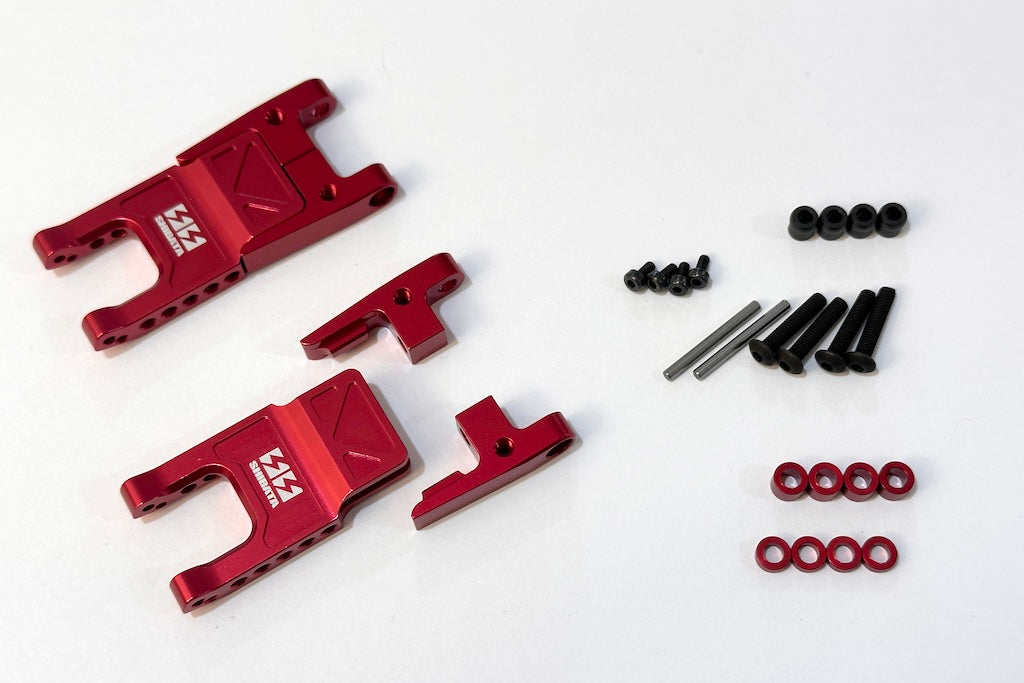 Adjustable geometry lower arm / Red