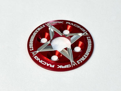 GRK Aluminum Spur Gear Holder Plate / Red