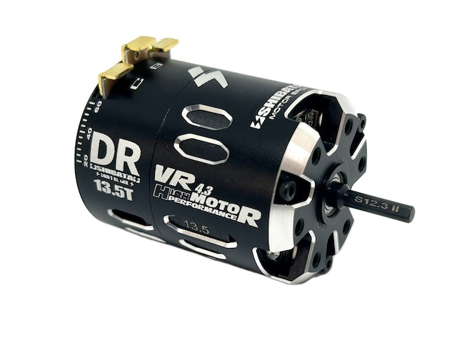 SHIBATA DR ハイパフォーマンスモーターVR4.3 GRK 13.5 DR High Performance Motor VR4.3 / 13.5T – SHIBATA GRK
